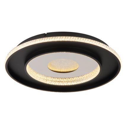 Globo - Plafoniera LED dimmerabile LED/30W/230V 2700-6500K diametro 52,5 cm nero + telecomando