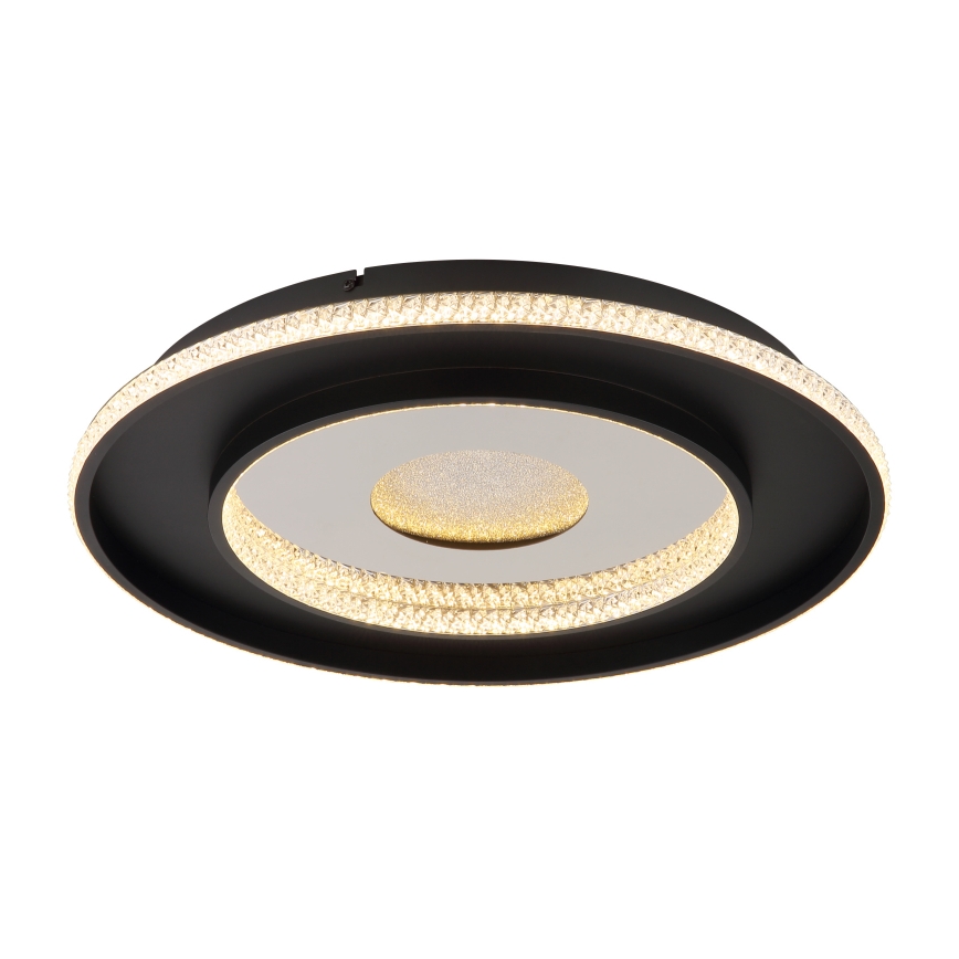 Globo - Plafoniera LED dimmerabile LED/30W/230V 2700-6500K diametro 52,5 cm nero + telecomando
