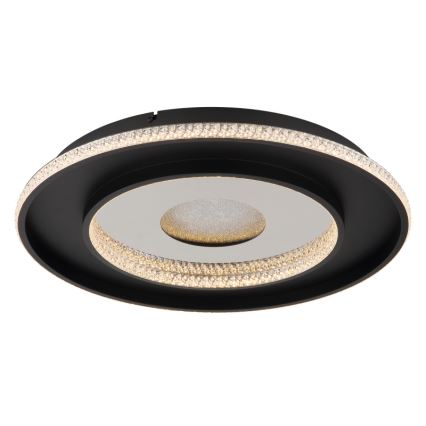 Globo - Plafoniera LED dimmerabile LED/30W/230V 2700-6500K diametro 52,5 cm nero + telecomando