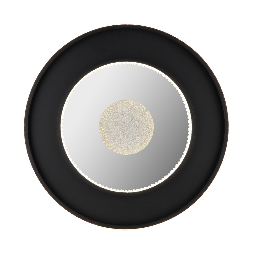 Globo - Plafoniera LED dimmerabile LED/30W/230V 2700-6500K diametro 52,5 cm nero + telecomando