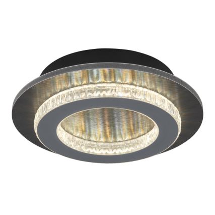 Globo - Plafoniera LED/12W/230V, 3000/4000/6500K, Ø 20 cm, antracite