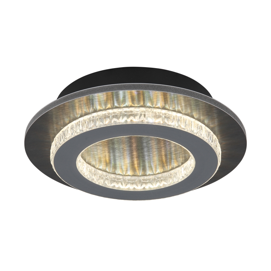 Globo - Plafoniera LED/12W/230V, 3000/4000/6500K, Ø 20 cm, antracite