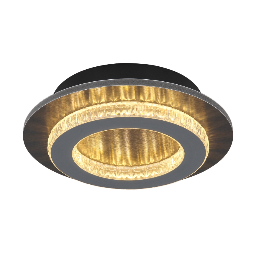 Globo - Plafoniera LED/12W/230V, 3000/4000/6500K, Ø 20 cm, antracite
