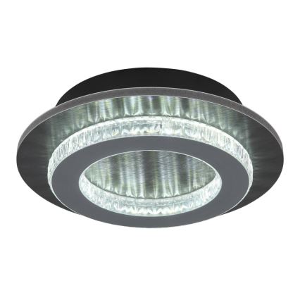 Globo - Plafoniera LED/12W/230V, 3000/4000/6500K, Ø 20 cm, antracite