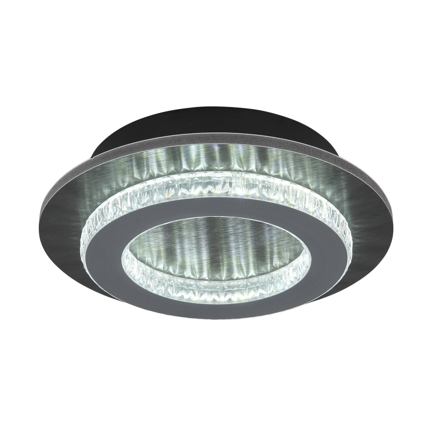 Globo - Plafoniera LED/12W/230V, 3000/4000/6500K, Ø 20 cm, antracite