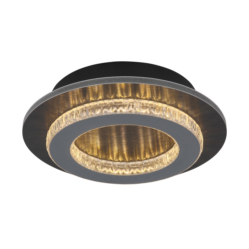 Globo - Plafoniera LED/12W/230V, 3000/4000/6500K, Ø 20 cm, antracite