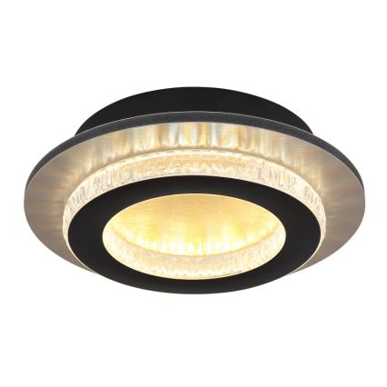 Globo - Plafoniera LED 12W/230V 3000/4000/6500K Ø 20 cm nera