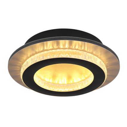 Globo - Plafoniera LED 12W/230V 3000/4000/6500K Ø 20 cm nera