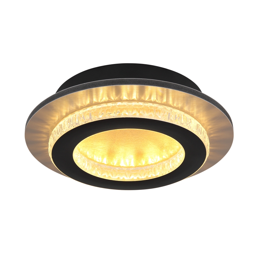 Globo - Plafoniera LED 12W/230V 3000/4000/6500K Ø 20 cm nera