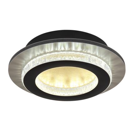 Globo - Plafoniera LED 12W/230V 3000/4000/6500K Ø 20 cm nera