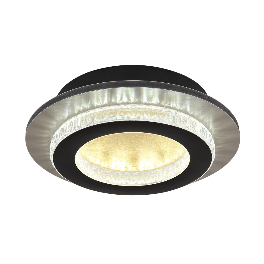 Globo - Plafoniera LED 12W/230V 3000/4000/6500K Ø 20 cm nera