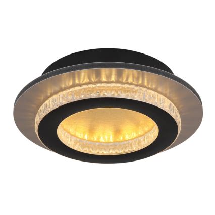 Globo - Plafoniera LED 12W/230V 3000/4000/6500K Ø 20 cm nera
