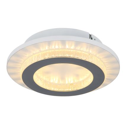 Globo - Plafoniera LED 12W 230V, 3 temperature di colore (3000/4000/6500K), diam. 20 cm, bianco