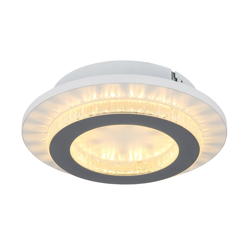 Globo - Plafoniera LED 12W 230V, 3 temperature di colore (3000/4000/6500K), diam. 20 cm, bianco