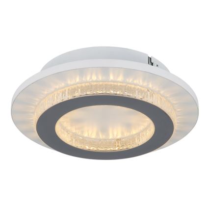Globo - Plafoniera LED 12W 230V, 3 temperature di colore (3000/4000/6500K), diam. 20 cm, bianco