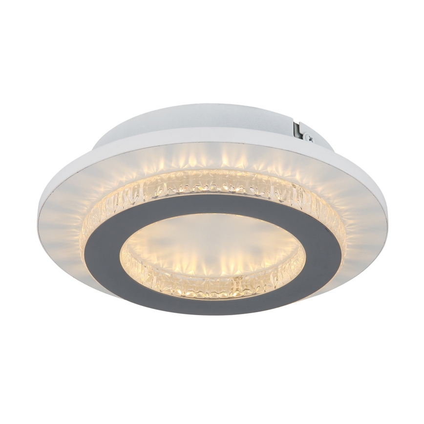 Globo - Plafoniera LED 12W 230V, 3 temperature di colore (3000/4000/6500K), diam. 20 cm, bianco