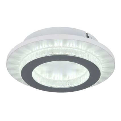 Globo - Plafoniera LED 12W 230V, 3 temperature di colore (3000/4000/6500K), diam. 20 cm, bianco