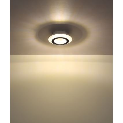 Globo - Plafoniera LED 12W 230V, 3 temperature di colore (3000/4000/6500K), diam. 20 cm, bianco