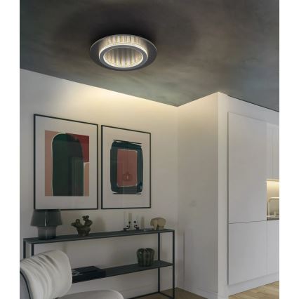 Globo - Plafoniera LED/24W/230V 3000/4000/6500K diam. 35 cm antracite