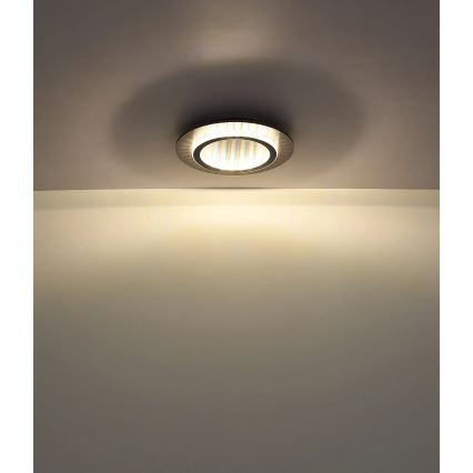 Globo - Plafoniera LED/24W/230V 3000/4000/6500K diam. 35 cm antracite