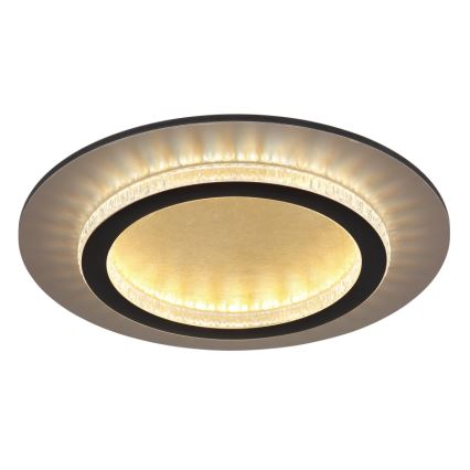 Globo - Plafoniera LED/24W/230V 3000/4000/6500K Ø 35 cm nera