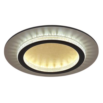 Globo - Plafoniera LED/24W/230V 3000/4000/6500K Ø 35 cm nera