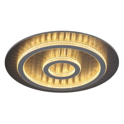 Globo - Plafoniera LED dimmerabile LED/40W/230V 3000-6500K Ø 45 cm antracite + telecomando