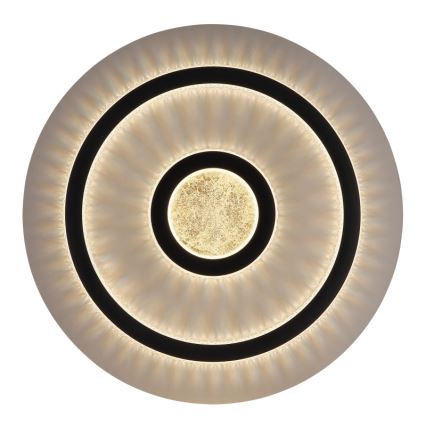 Globo - Plafoniera LED dimmerabile 40W/230V 3000-6500K Ø 45 cm nero + telecomando