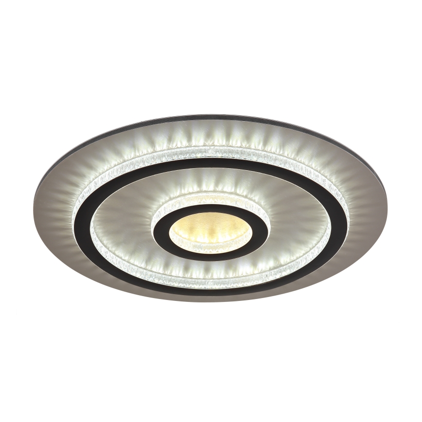 Globo - Plafoniera LED dimmerabile 40W/230V 3000-6500K Ø 45 cm nero + telecomando