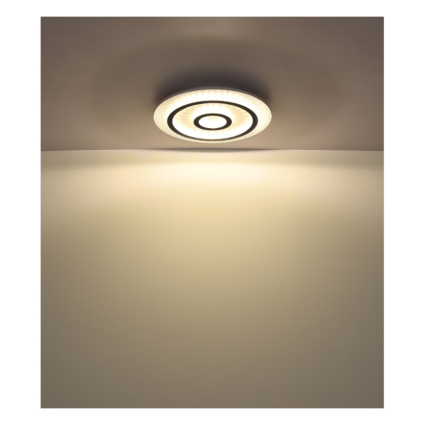 Globo - Plafoniera dimmerabile a LED/40W/230V 3000-6500K Ø 45 cm, bianca + telecomando