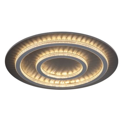 Globo 48042-60A - Lampada da soffitto LED dimmerabile JAYDEN 60W/230V Ø 55 cm antracite + telecomando