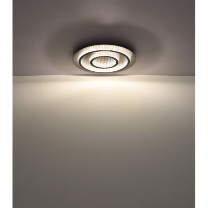 Globo 48042-60A - Lampada da soffitto LED dimmerabile JAYDEN 60W/230V Ø 55 cm antracite + telecomando