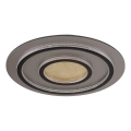 Globo 48042-60G - Lampada da soffitto LED dimmerabile JAYDEN 60W/230V diametro 55 cm nero + telecomando