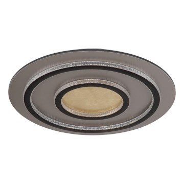Globo 48042-60G - Lampada da soffitto LED dimmerabile JAYDEN 60W/230V diametro 55 cm nero + telecomando