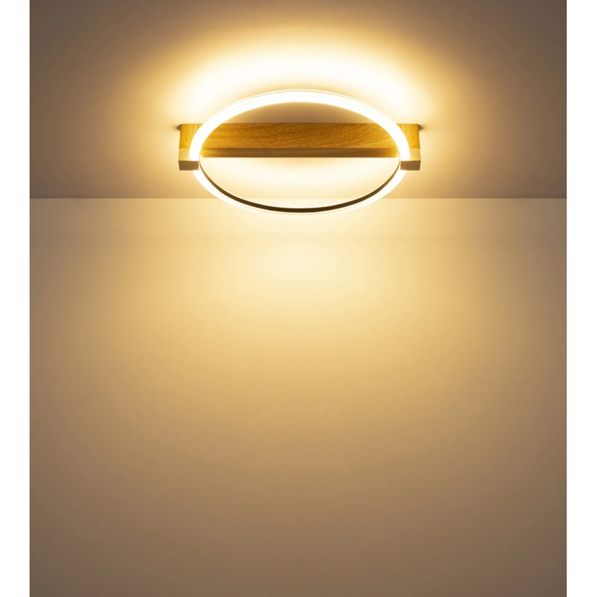 Globo - Plafoniera LED/15W/230V 3000K 41,4x38 cm beige