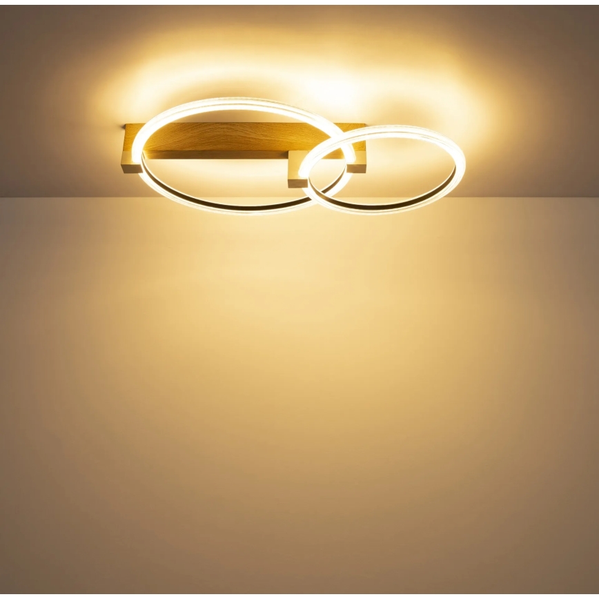 Globo - Plafoniera LED/24W/230V 3000K 58x38 cm beige