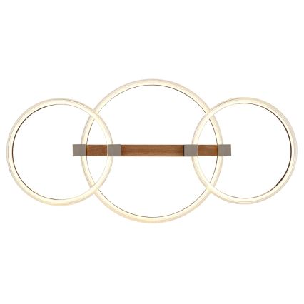 Globo - Plafoniera LED/40W/230V 3000K 76,1x38 cm marrone