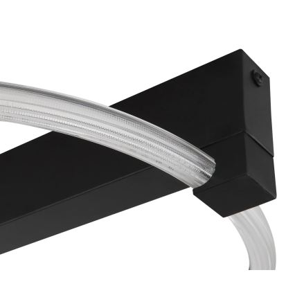 Globo - Plafoniera LED/15W/230V 3000K 41,4x38 cm nera