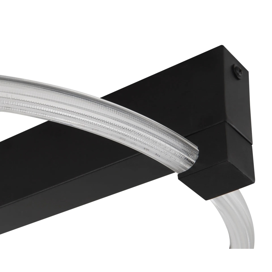 Globo - Plafoniera LED/15W/230V 3000K 41,4x38 cm nera
