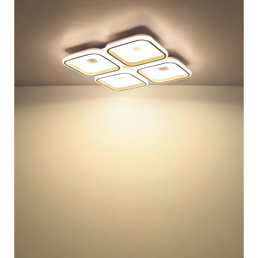 Globo - Plafoniera dimmerabile a LED 55W/230V 2700-6000K 54x54 cm + telecomando