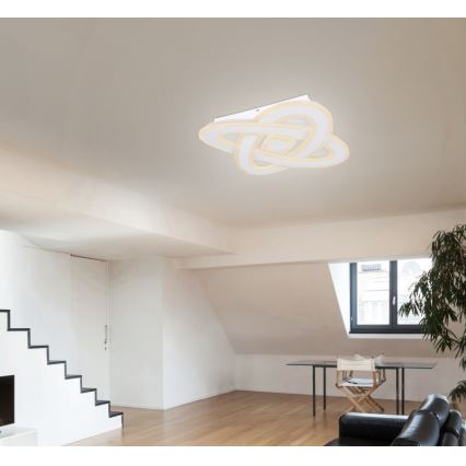 Globo - Plafoniera LED dimmerabile LED/36W/230V 3000-6000K diametro 50 cm bianco + telecomando