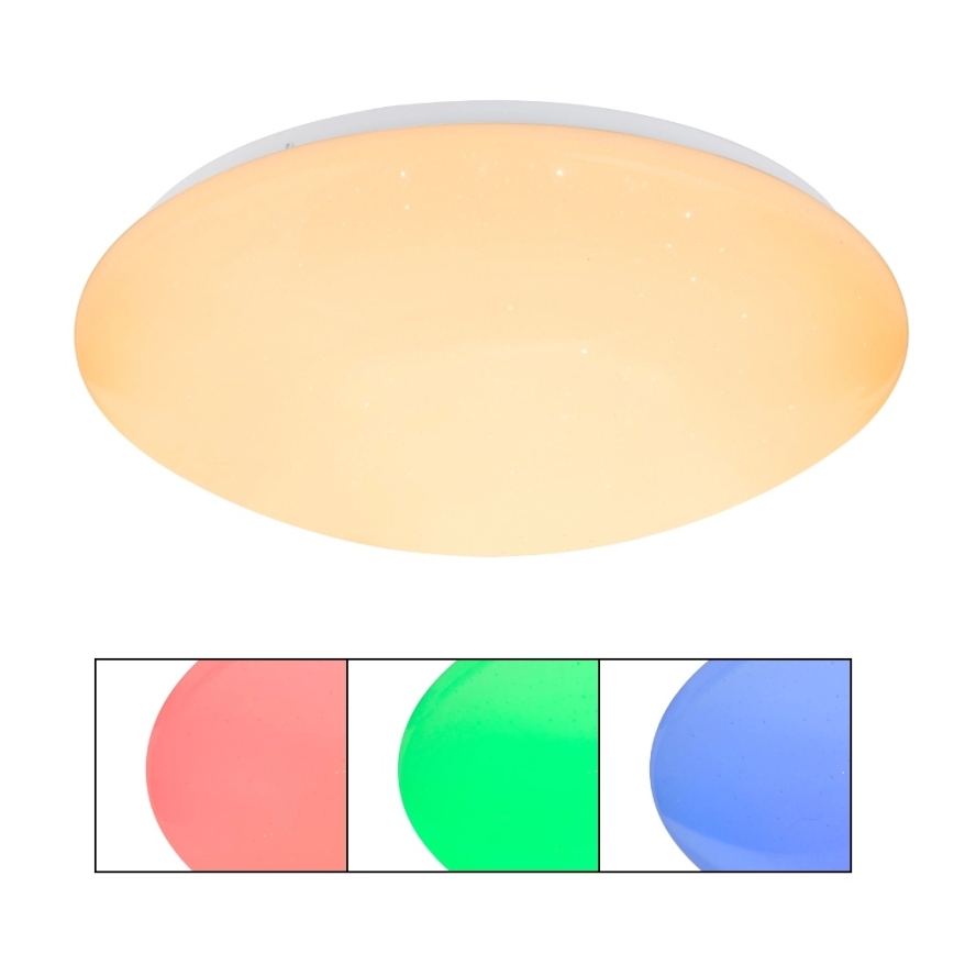 Globo - Plafoniera LED RGB dimmerabile LED/24W/230V + LED/8W 2700-6500K Ø 41 cm + telecomando