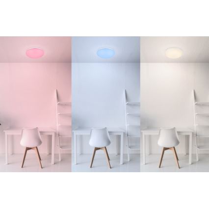 Globo - Plafoniera LED RGB dimmerabile 1xLED/12W/230V + 1xLED/3W