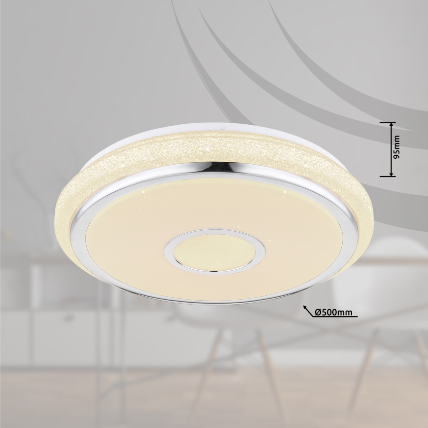 Globo - Plafoniera LED dimmerabile LED/40W/230V 2700-6500K + telecomando