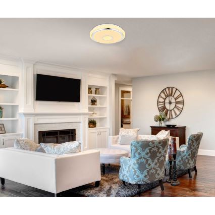 GLOBO 48389-40 - Lampada da soffitto LED dimmerabile con telecomando DANI 1xLED/40W/230V