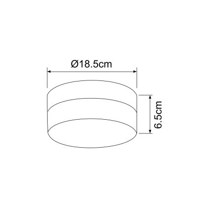 Globo - Plafoniera 1xE27/40W/230V