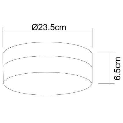 Globo - Plafoniera 2xE27/40W/230V