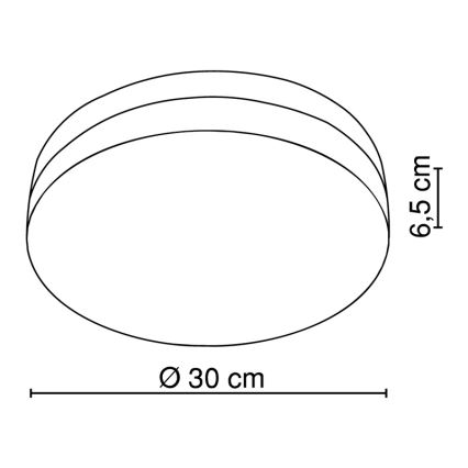 Globo - Plafoniera 3xE27/60W/230V