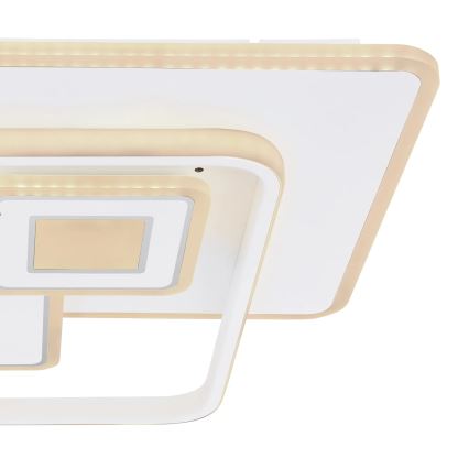 Globo - Plafoniera LED dimmerabile 50W/230V 2700-6000K Wi-Fi Tuya 50,3x50,3 cm + telecomando
