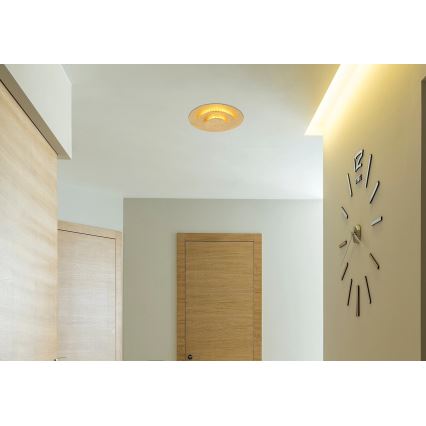Globo - Plafoniera LED/18W/230V 3000K Ø 18 cm oro